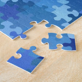 blaues Puzzle (Seite)