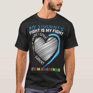 Blaues Puzzle-Herz für Autismus-Bewusstsein Specia T-Shirt