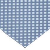 Blaues Querschnittmuster-Tischdecke Tischdecke (Schrägansicht)