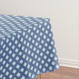 Blaues Querschnittmuster-Tischdecke Tischdecke