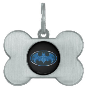 Blaues Rauch-Schläger-Symbol Tiermarke
