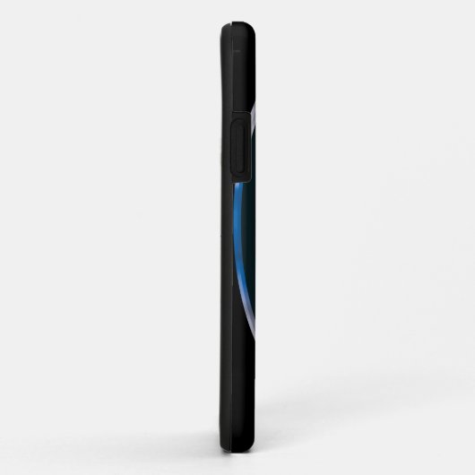 Blaues Rauchbattsymbol Case-Mate iPhone Hülle (Hinten/Rechts)