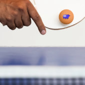 Blaues Raumschiff Tischtennisball (Schaufel)