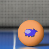 Blaues Raumschiff Tischtennisball (Netto)