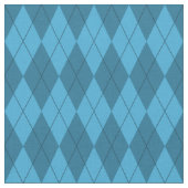Blaues Rauten-Muster-Gewebe Stoff (Nahaufnahme)