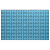 Blaues Rauten-Muster-Gewebe Stoff (Fat Quarter (45,7 x 55,9 cm))