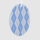 Blaues Rautenmuster Ornament (Vorderseite)