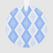 Blaues Rautenmuster Ornament (Vorderseite)