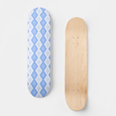 Blaues Rautenmuster Skateboard (Vorderseite)