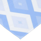 Blaues Rautenmuster Tischdecke (Schrägansicht)