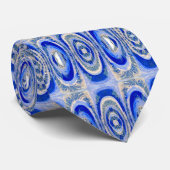 Blaues reines Wasser trendy smart Krawatte (Gerollt)