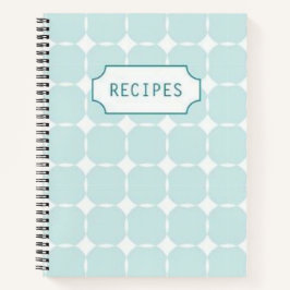 Blaues Rezept Notizblock