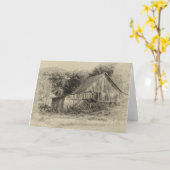 Blaues Ridge-Gebirgsland-Gruß-Karte Karte (Gelbe Blume)