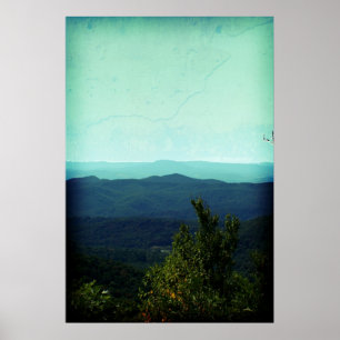 Blaues Ridge Poster