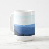Blaues Ridge Vista Kaffeetasse (Vorderseite Links)