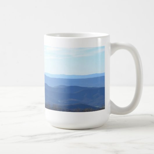 Blaues Ridge Vista Kaffeetasse (Rechts)