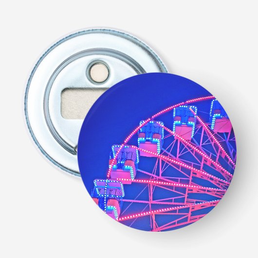 Blaues Riesenrad Flaschenöffner (Vorderseite)