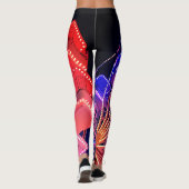 Blaues Riesenrad Leggings (Rückseite)