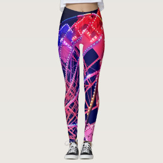 Blaues Riesenrad Leggings