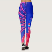 Blaues Riesenrad Leggings (Rückseite)