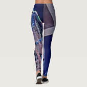 Blaues Riesenrad Leggings (Rückseite)