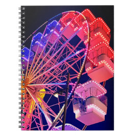 Blaues Riesenrad Notizblock