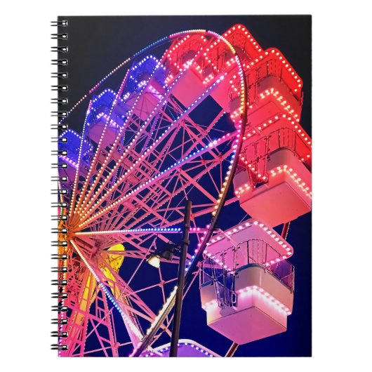 Blaues Riesenrad Notizblock (Vorderseite)