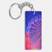 Blaues Riesenrad Schlüsselanhänger (Vorderseite links)