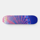 Blaues Riesenrad Skateboard (Horizontal)
