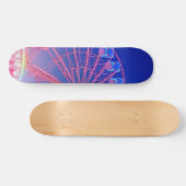 Blaues Riesenrad Skateboard (Horizontal)