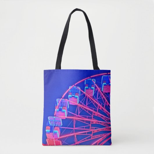 Blaues Riesenrad Tasche (Vorderseite)