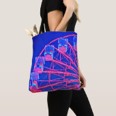 Blaues Riesenrad Tasche (Von Nahem)