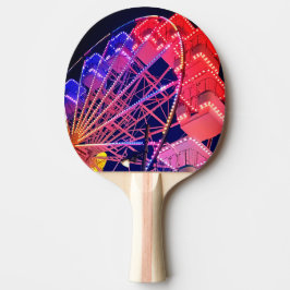 Blaues Riesenrad Tischtennis Schläger