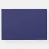 Blaues romantisches Talavera-Herz Gästebuch (Rückseite)