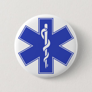 Blaues rosa Aqua-Baby-heißer Krankenschwester Button