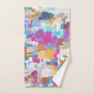 Blaues rosa Farbmuster der digitalen Camouflage Handtuch