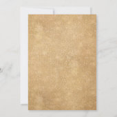 Blaues Rosa Rose Boho Geometric Wedding Einladung (Rückseite)