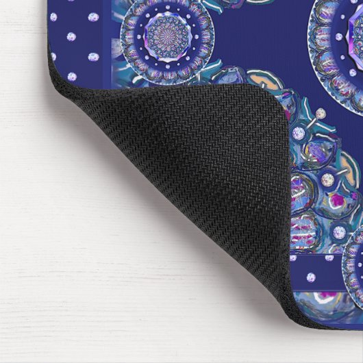 Blaues Rosass Mousepad (Ecke)