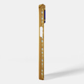 Blaues Rose-Design aus festem Glas Case-Mate iPhone Hülle (Rückseite / Rechts)