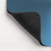 blaues Rundschreiben gebürstet Mousepad (Ecke)