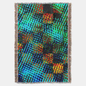 Blaues Schach, grünliche Kratzer, schmutziger Rot- Decke (Vorderseite Vertikal)