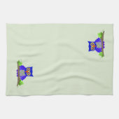 Blaues Schaf Handtuch (Horizontal)