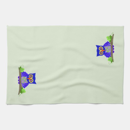 Blaues Schaf Handtuch (Horizontal)