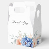 Blaues Schiefer Rosa Brautparty Geschenkschachtel (Geöffnet)