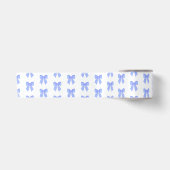 Blaues Schleifenmuster Satinband (Vorderseite)
