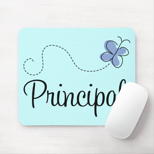 Blaues Schmetterlings-Direktions-Geschenk Mousepad (Mit Mouse)