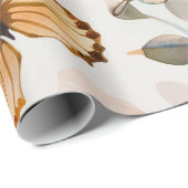 Blaues Schmetterlingsmotormuster Geschenkpapier (Rolleneckpunkt)