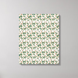 Blaues Schmetterlingsmuster Leinwanddruck