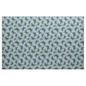 Blaues Schmetterlingsmuster Stoff (Yard (91,4 cm))