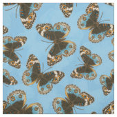 Blaues Schmetterlingsmuster Stoff (Muster)